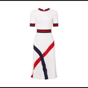 Ted Baker Fynlie Knitted Sweater Pleated Dress